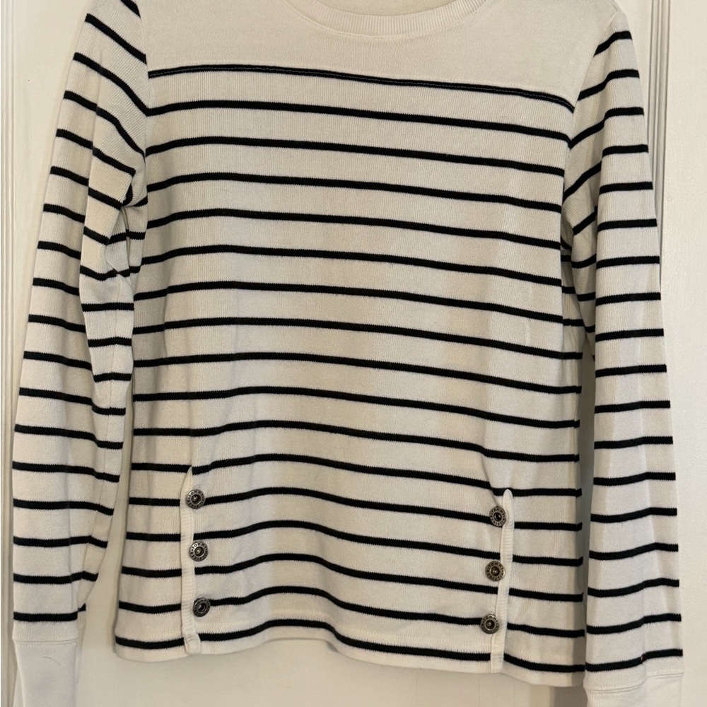 Striped navy and White Women's sweater Tommy Hilfiger sweater